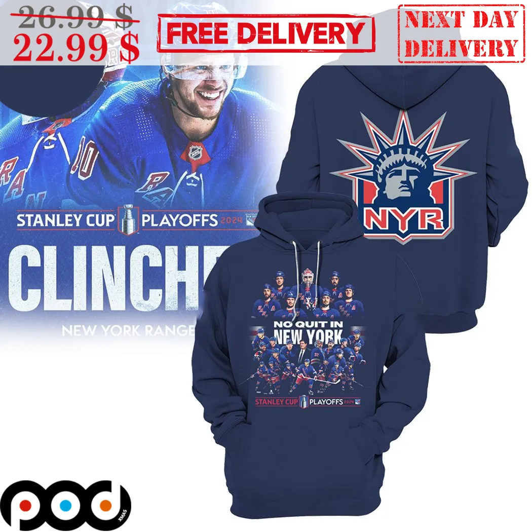 No Quit In New York Stanley Cup Playoffs 2024 Shirt