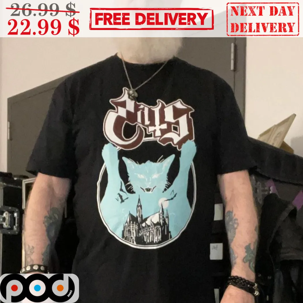 Cats Ghost Band Castle Night Shirt