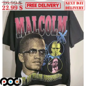 Malcolm X By Any Means Necessary Vintage 2024 Shirt