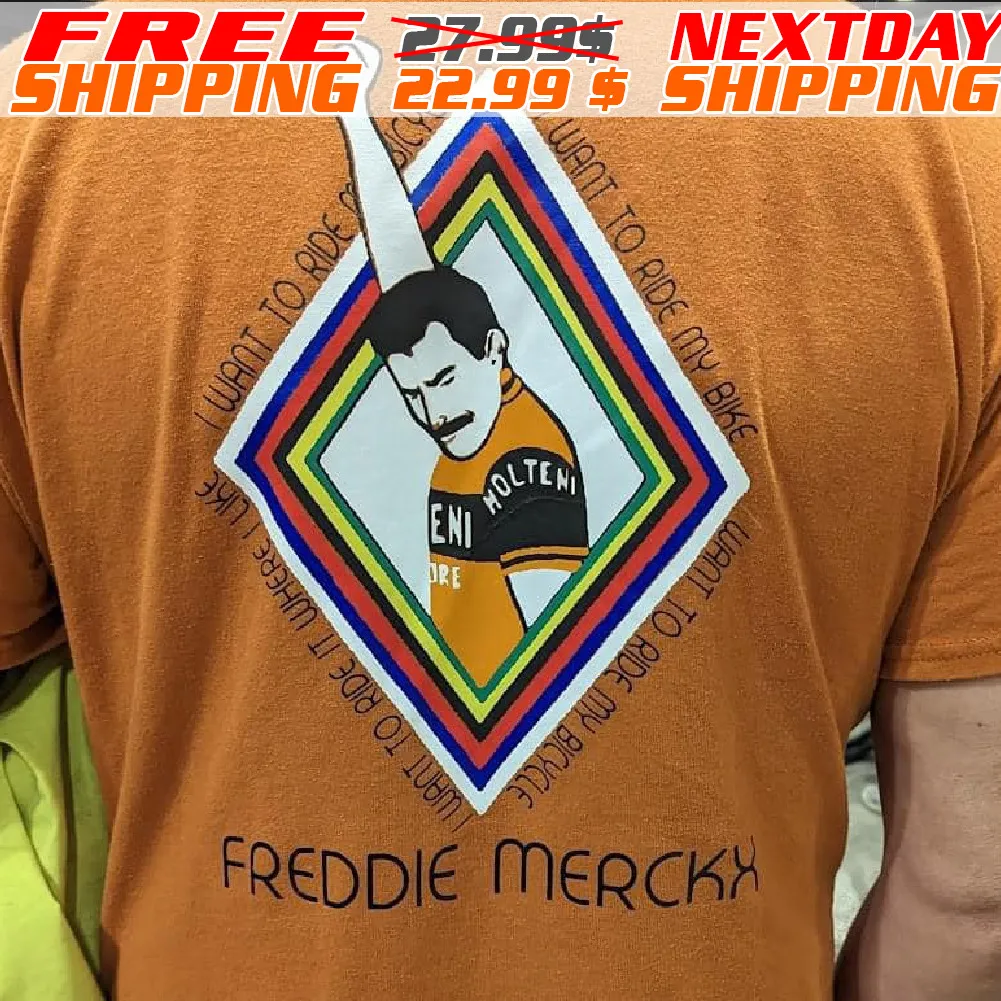 Freddie Merckx I Want To Ride My Bike Shirt