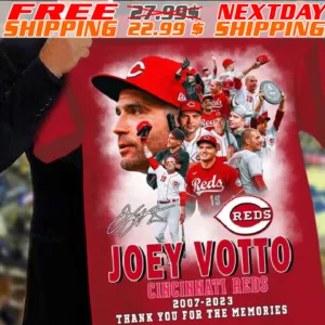 Yoey Votto Cincinnati Reds 2007 2023 Thank You For The Memories Signature Shirt
