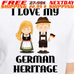 I Love My German Heritage Home Hometown Shirt