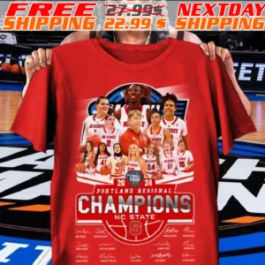 Portland Regional Champions Nc State Final Four 2024 Signature Shirt