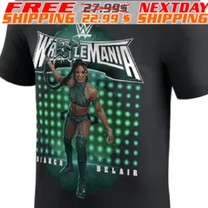 Bianca Belair Wrestlemania 40 Graffiti Shirt