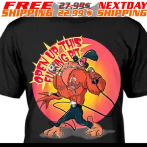 Metal Rooster Open Up This Fucking Pit Shirt