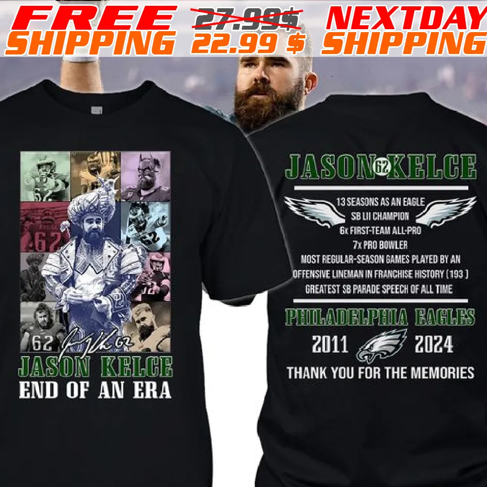 Jason Kelce End Of An Era Shirt