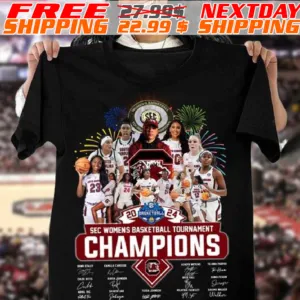 Sec Womens Basketball Tournament Champions 2024 Signatures Shirt