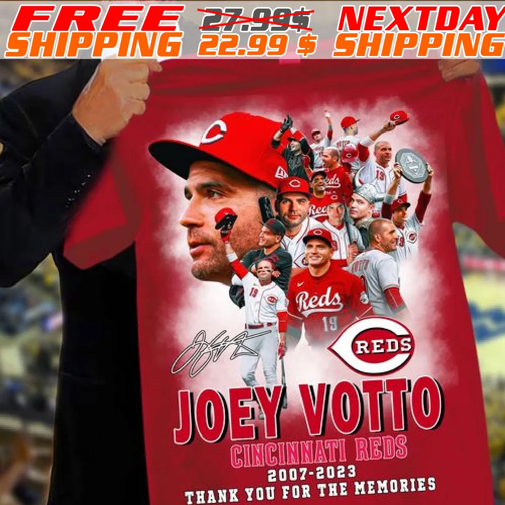 Joey Votto Cincinnati Reds 2007-2023 Thank You For The Memories Shirt