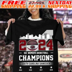 Top Game South Carolina 2024 Sec Women’s Basketball Champions Skyline Shirt