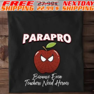 Spider man Apple Parapro Because Even Teachers Need Heroes