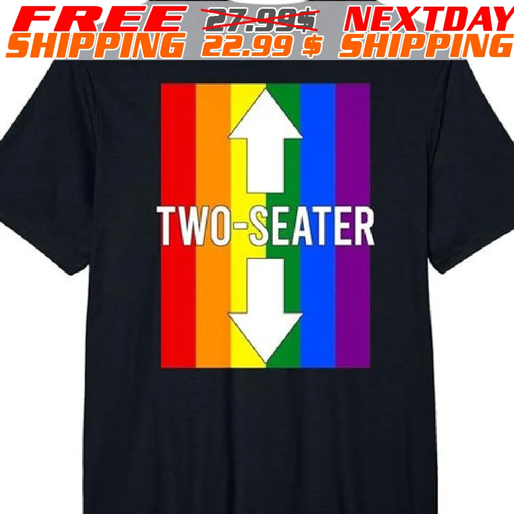 Two Seater Bisexual LGBT Flag Shirt
