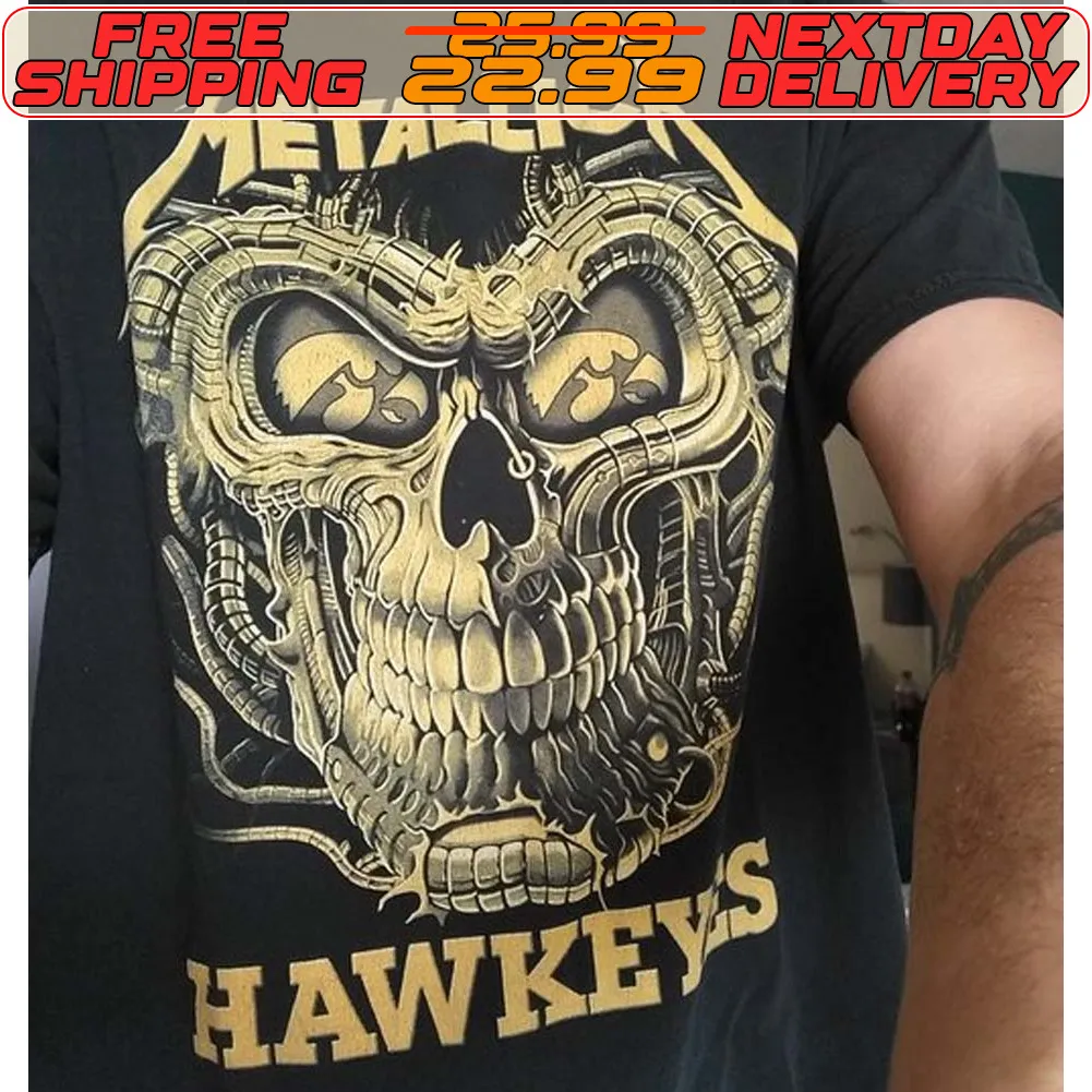Skull Metallic Hawkeys Shirt