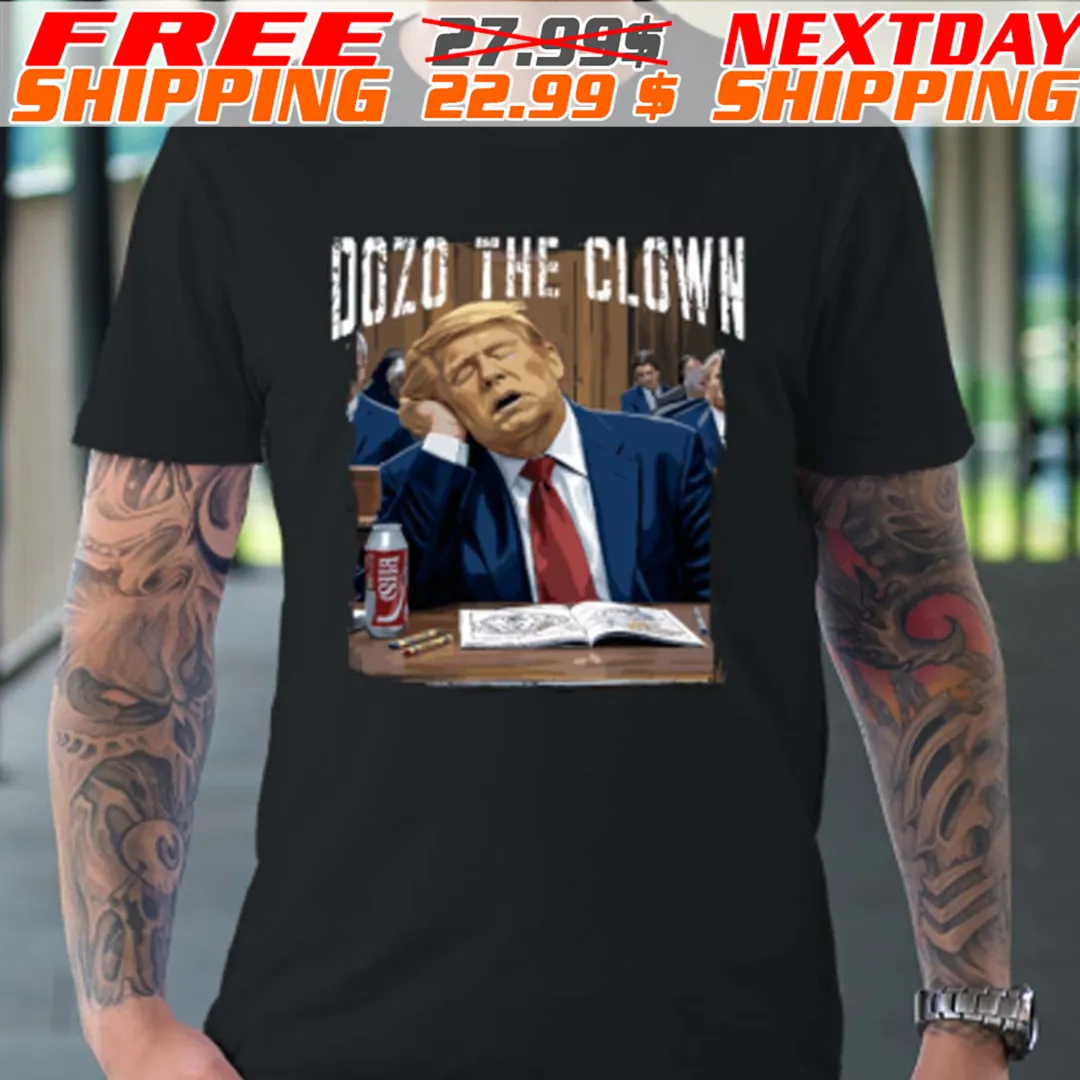 Dozo The Clown Donald Trump Sleeping At Trial Shirt