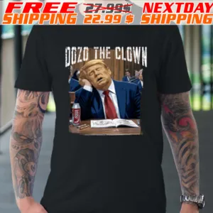 Dozo The Clown Donald Trump Sleeping At Trial Shirt