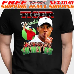 Tiger Woods 18 Holes Shirt