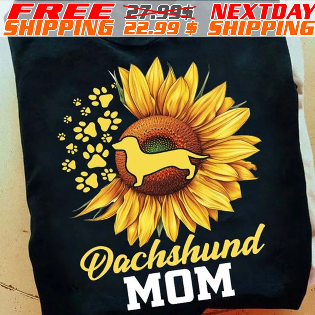 Dachshund Inside Sunflower Mother's Day Shirt