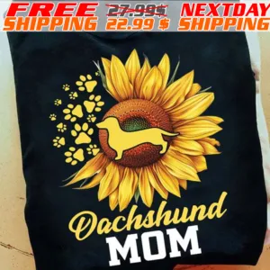 Dachshund Inside Sunflower Mother's Day Shirt