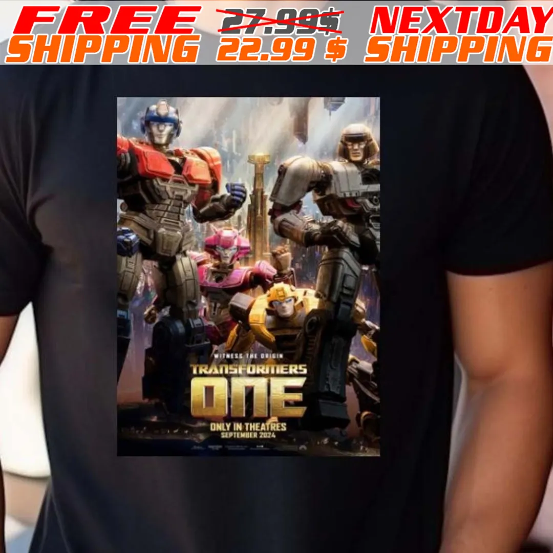 Transformers One Witness The Origin Only In Theatres September 2024 Shirt