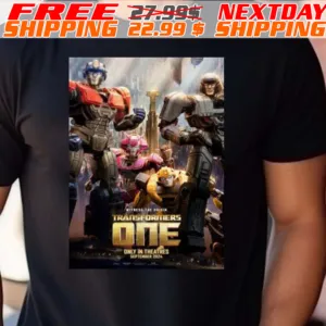 Transformers One Witness The Origin Only In Theatres September 2024 Shirt