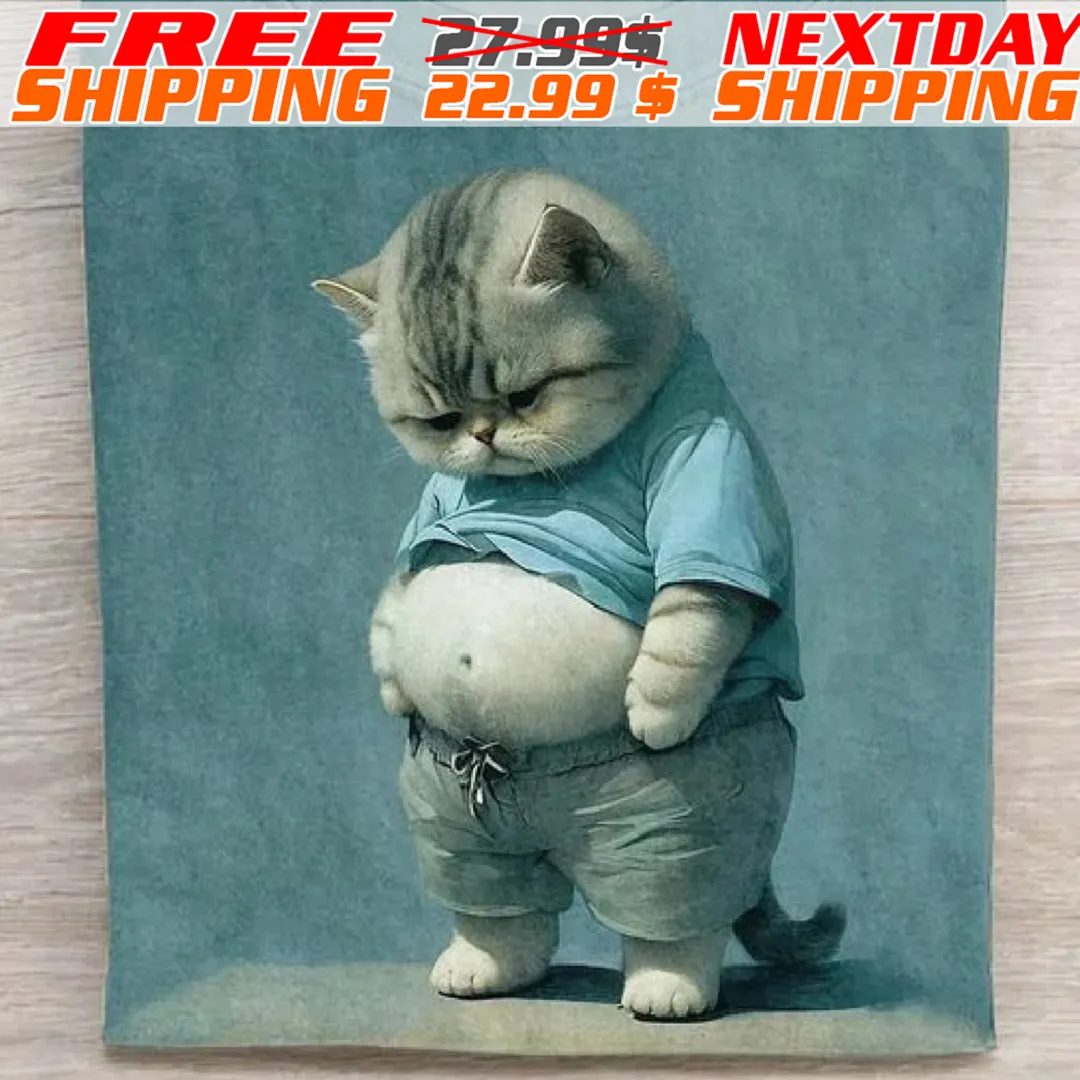Funny Fat Cat Shirt