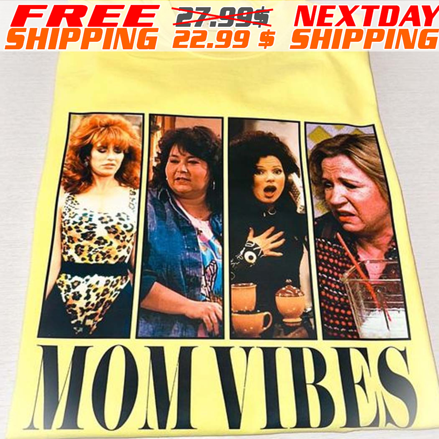 Mom Vibes Mothers Day Shirt Mom Vibes Mothers Day Shirt