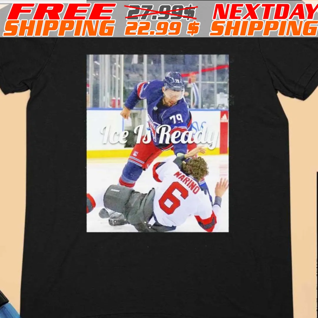 New York Rangers With New Jersey Devils Msg Mayhem Ice Is Ready Shirt