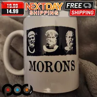 Plato Socrates Aristotle Morons Mug