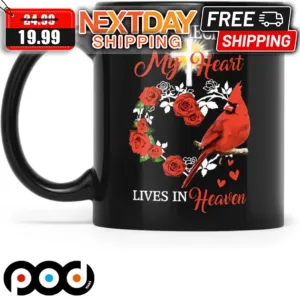 Bird A Big Piece Of My Heart Lives In Heaven Mug