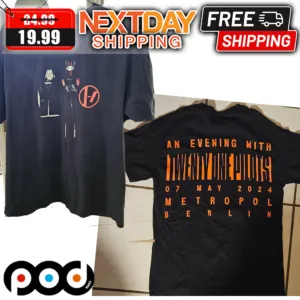 An Evening With Twenty One Pilots 07 May 2024 Metropol Berlin Shirt