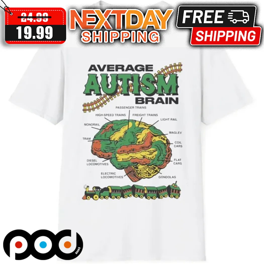 Average Autism Brain Shirt