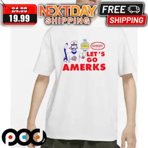 Genesee Beer Lets Go Amerks Shirt