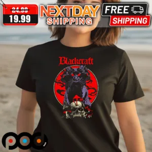 Black Cat Blackcraft We Are All Mad Here Shirt