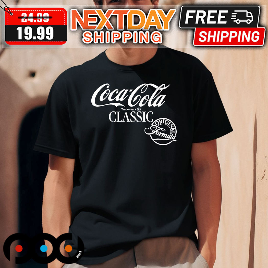 Coca Cola Trade Mark Classic Original Formula Logo Shirt 1 Coca Cola Trade Mark Classic Original Formula Logo Shirt