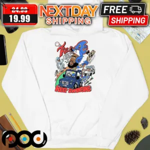 Three A Keep Swinging Ozuna De Los Bravos Shirt