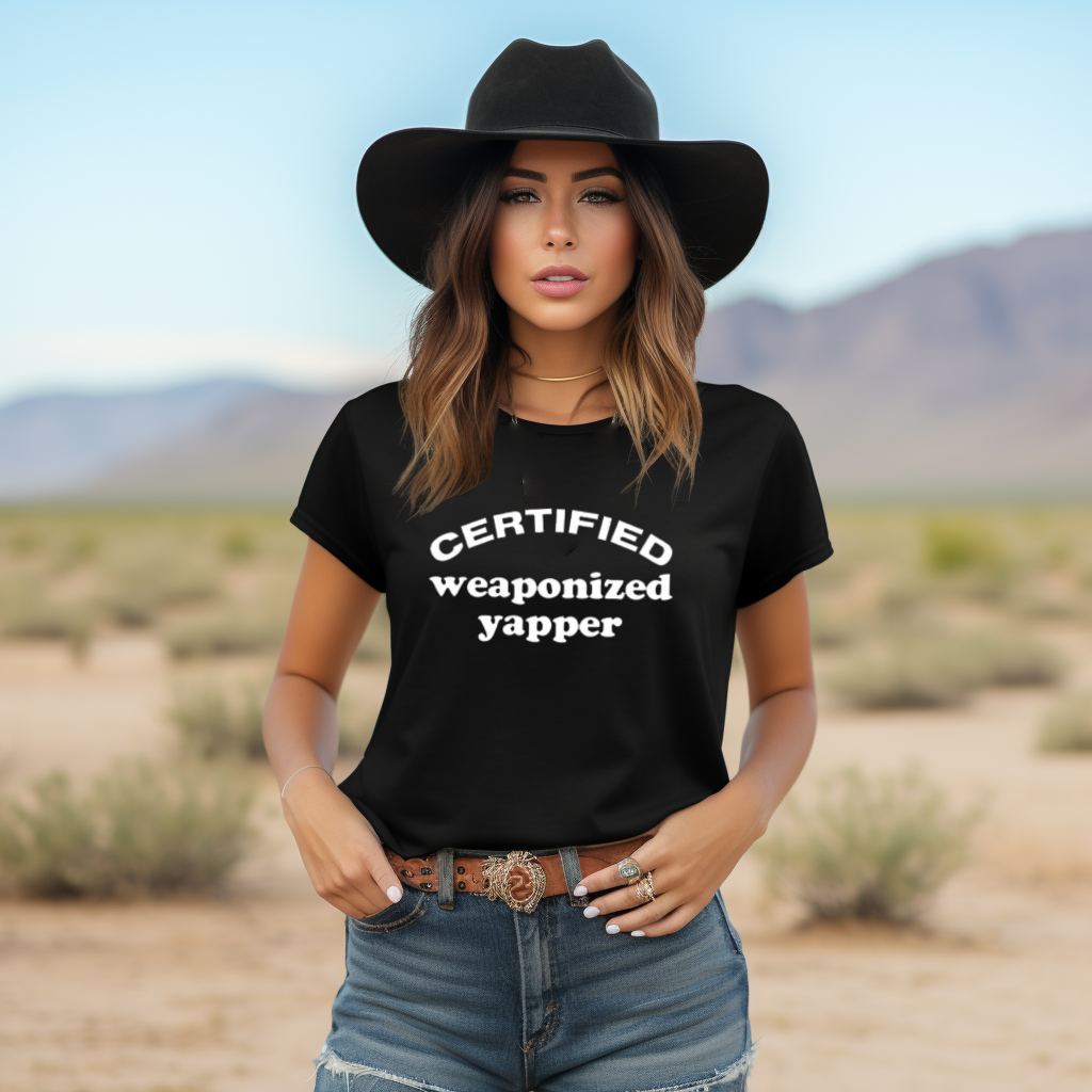 Certified Weaponized Yapper Shirt