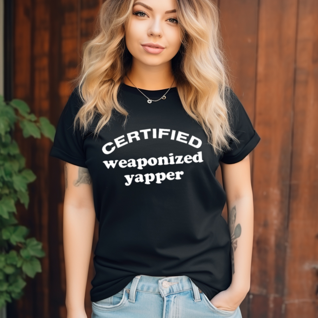 Certified Weaponized Yapper Shirt