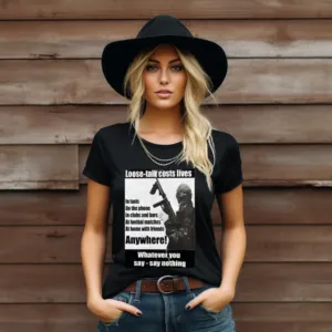 Loose Talk Costs Lives Whatever You Say Say Nothing Shirt