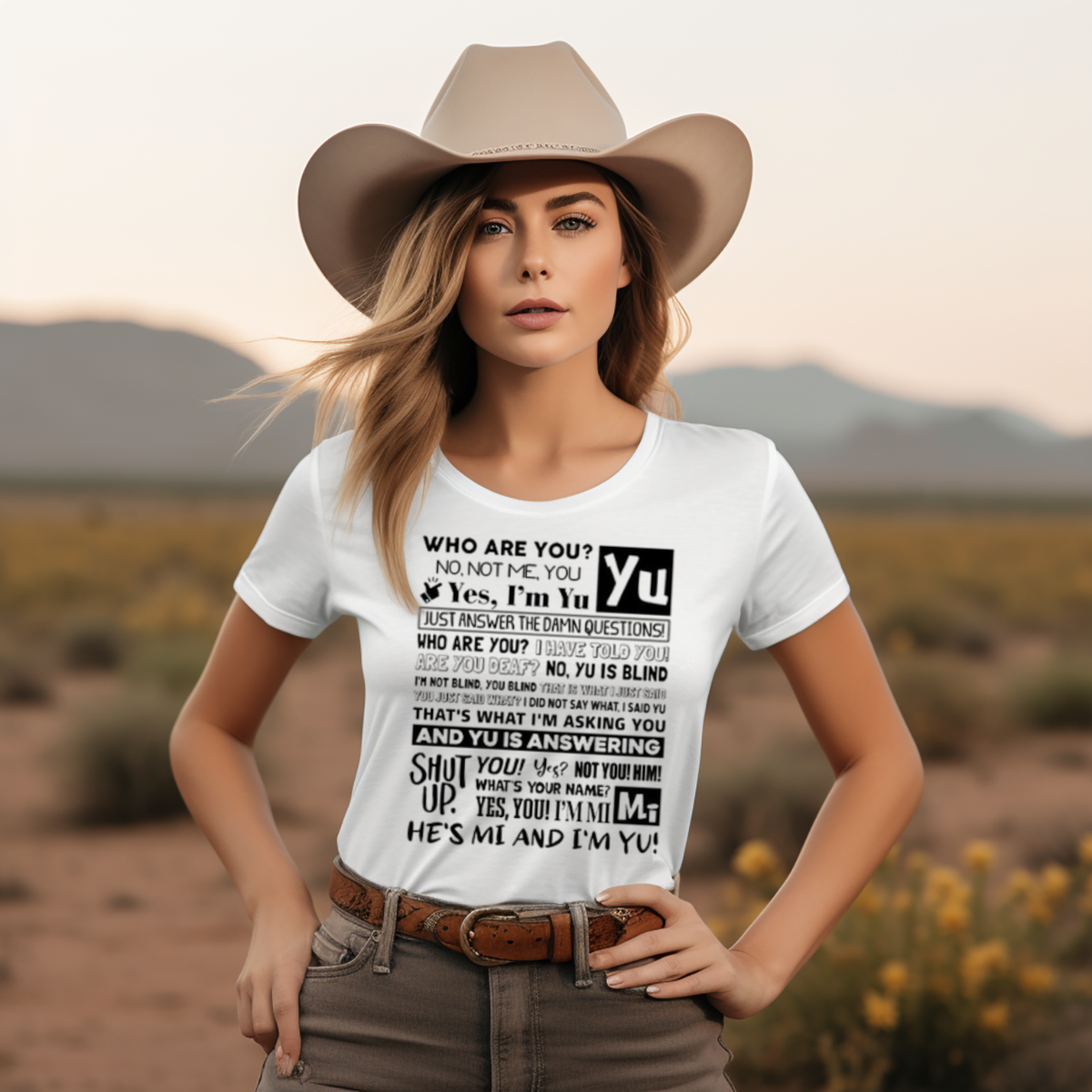 Who Are You No Not Me You Yes I Am Yu Yes I Am Yu Just Answer The Damn Questions Shirt