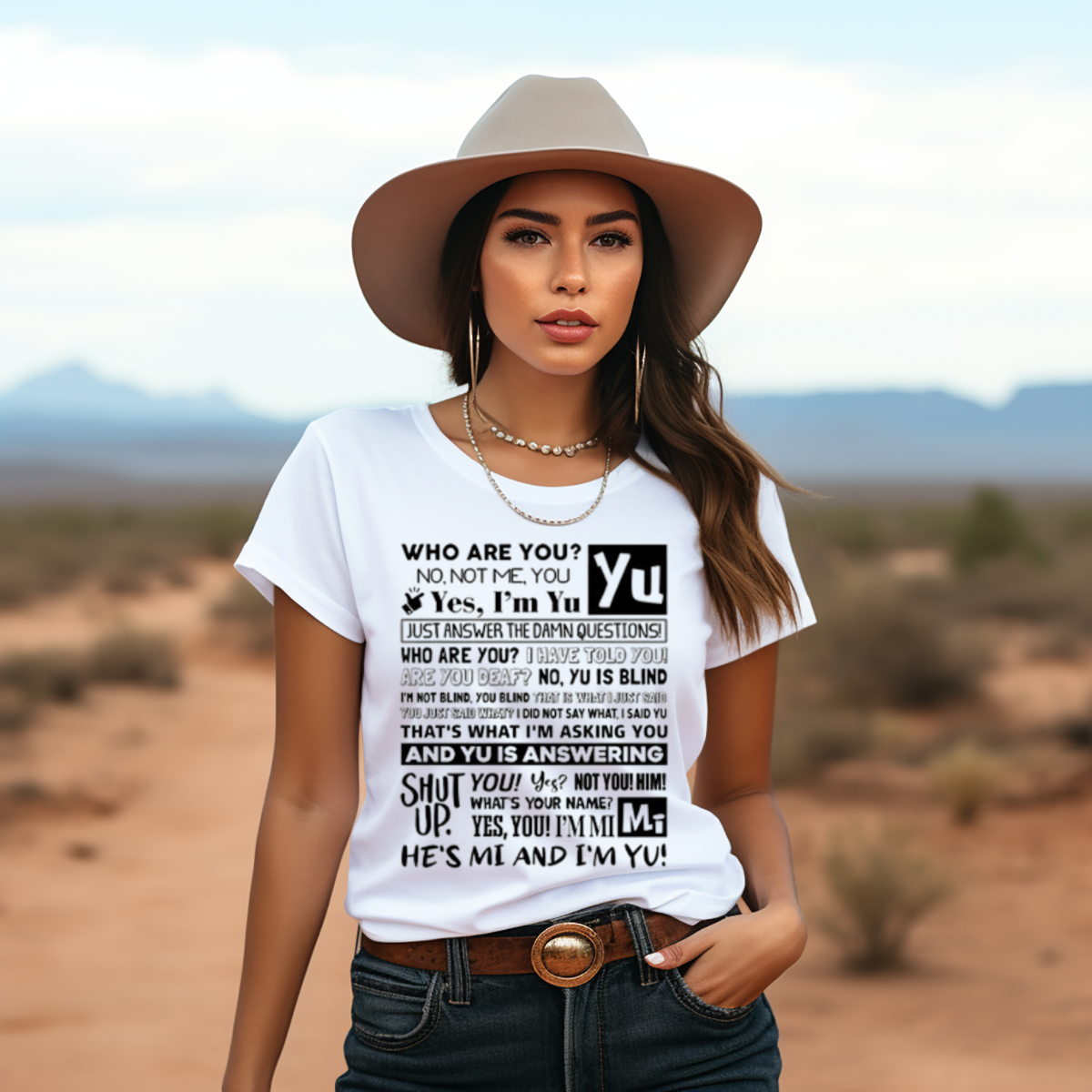 Who Are You No Not Me You Yes I Am Yu Yes I Am Yu Just Answer The Damn Questions Shirt