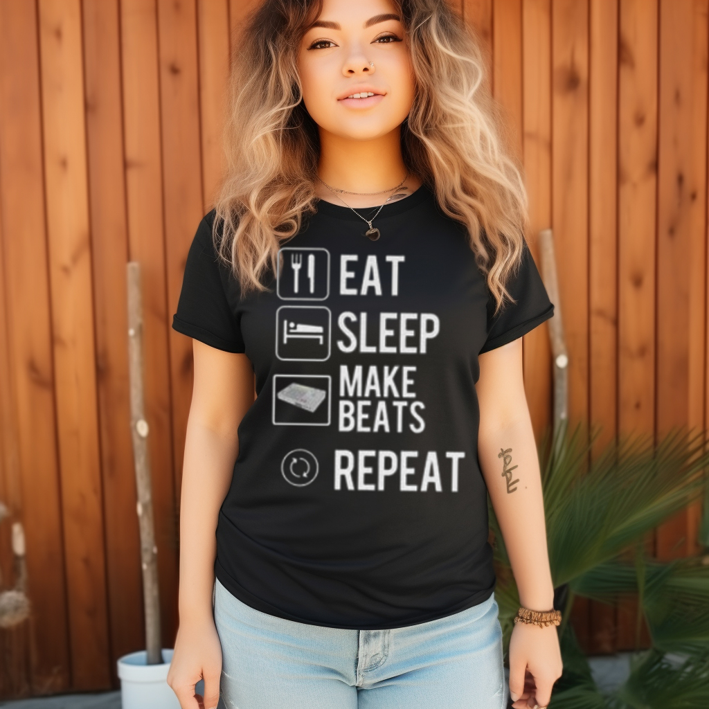 Eat Sleep Make Beats Repeat Shirt Eat Sleep Make Beats Repeat Shirt