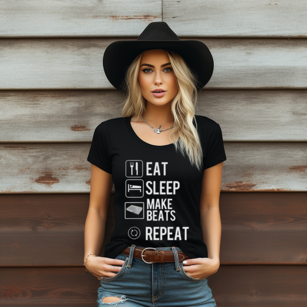 Eat Sleep Make Beats Repeat Shirt Eat Sleep Make Beats Repeat Shirt