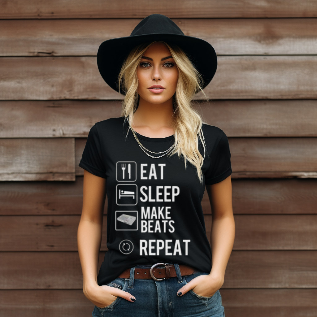Eat Sleep Make Beats Repeat Shirt Eat Sleep Make Beats Repeat Shirt