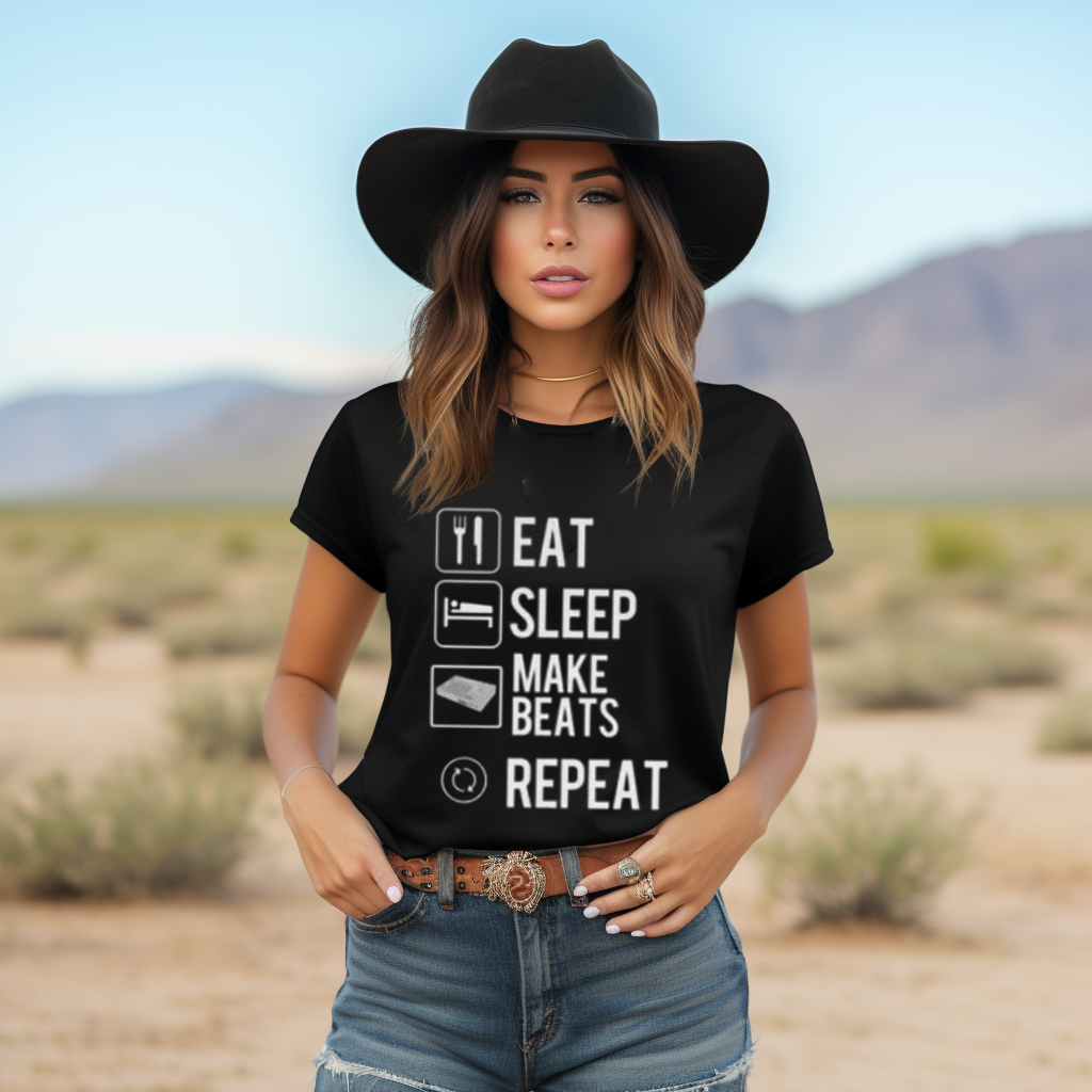 Eat Sleep Make Beats Repeat Shirt Eat Sleep Make Beats Repeat Shirt