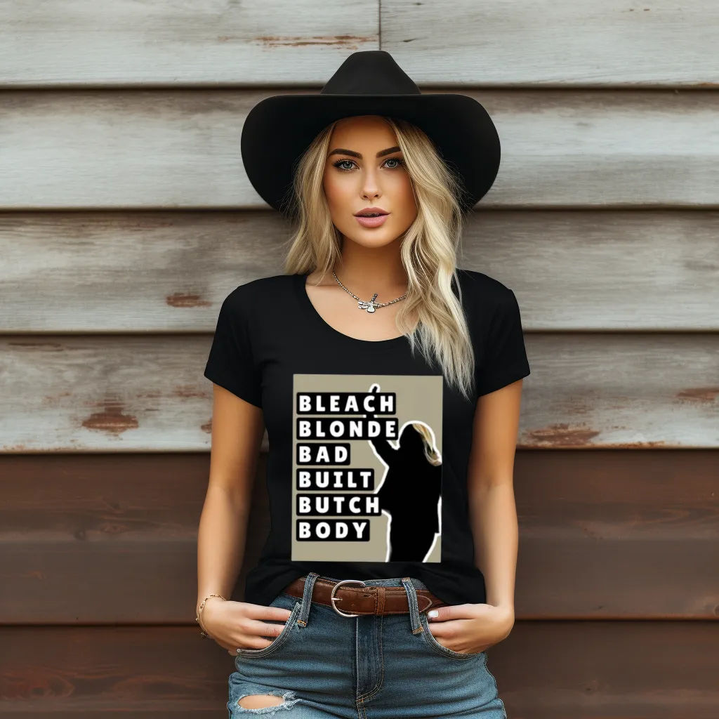 Marjorie Taylor Bleach Blonde Bad Built Butch Body Shirt
