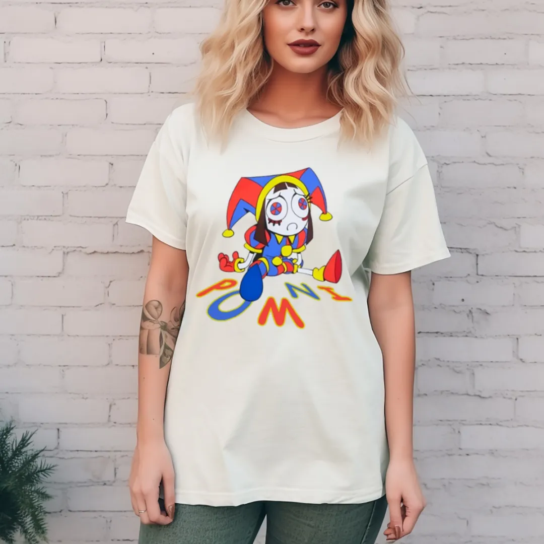 The Amazing Digital Circus Pomni Glow In The Dark Shirt