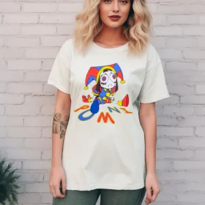 The Amazing Digital Circus Pomni Glow In The Dark Shirt