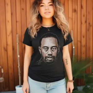 Tiger Woods Mugshot Signature Shirt