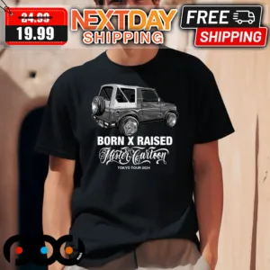 Born X Raised Mister Cartoon Tokyo Tour 2024 Shirt