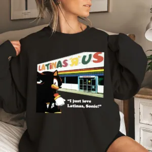 Latinas Rus I Just Love Latinas Sonic Shirt