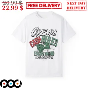 Cream Cash Rules Everything Around Me Shirt